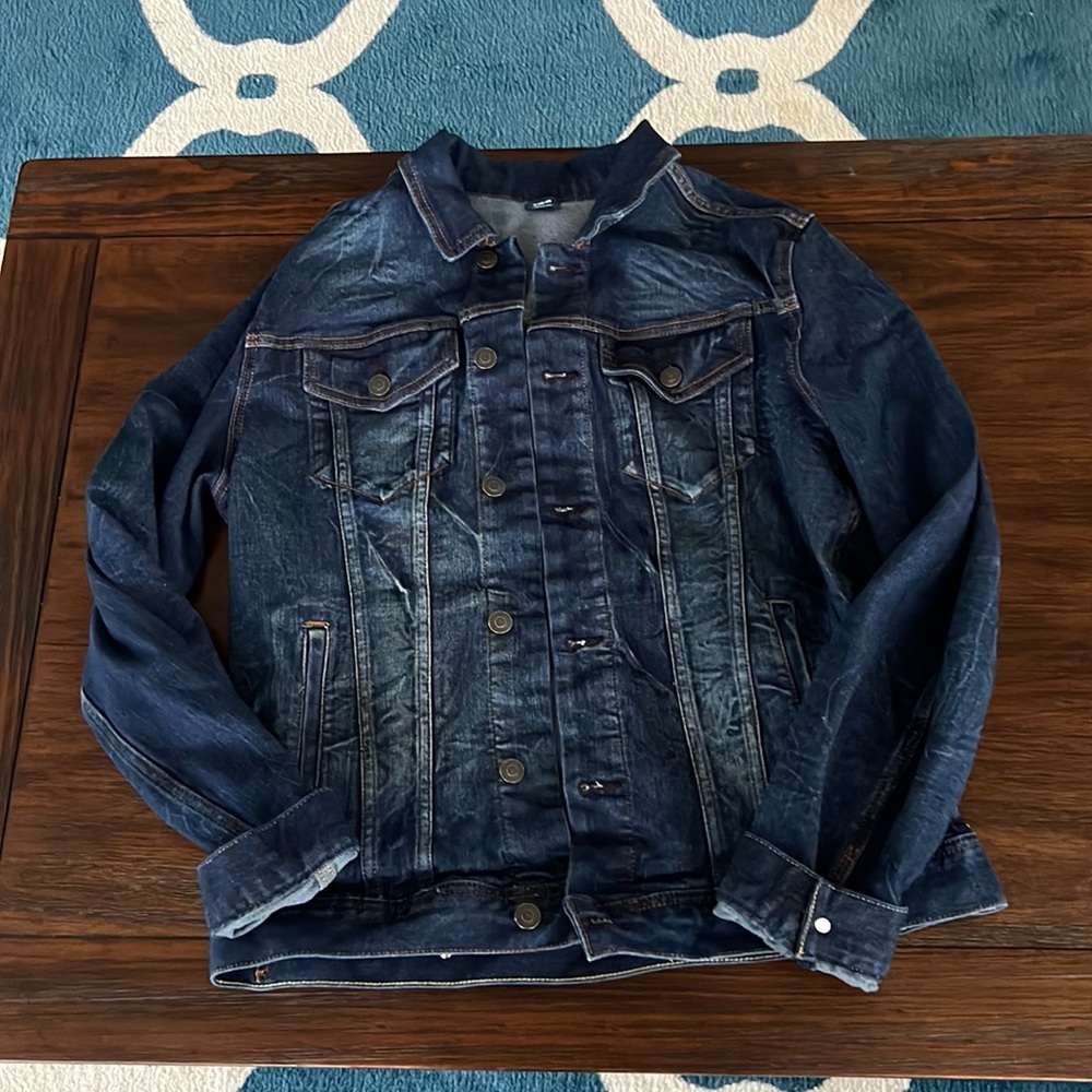 Oversized jean jacket